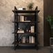 Стеллаж Loft на 4 полочки (1370х900х400) для дома и офиса (венге) ZLZSJ053 фото 2