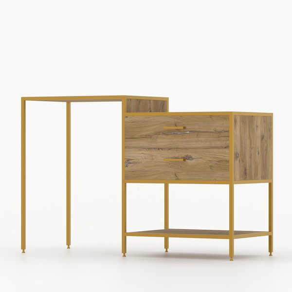 Тумба для пральної машини з висувними шухлядами в стилі лофт&nbsp;De Loft LaundryFrame v20100 фото