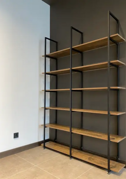Стелаж De Loft у стилі лофт з ЛДСП для дому та офісу (2000&times;1450&times;300 мм) S77 фото