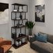 Стелаж для квартири або будинку Korob Loft дизайн колір ( венге ) S07 фото 2
