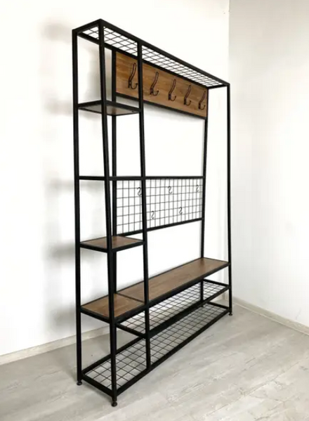 Прихожая в стиле лофт&nbsp;De Loft Urban Rack 1400 UR-01 Р28 фото