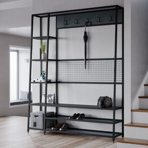Прихожая в стиле лофт&nbsp;De Loft Urban Rack 1400 UR-01 Р28 фото