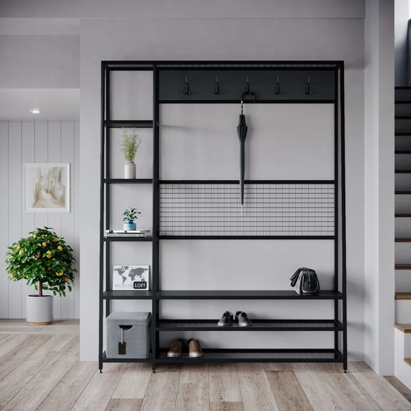 Прихожая в стиле лофт&nbsp;De Loft Urban Rack 1400 UR-01 Р28 фото