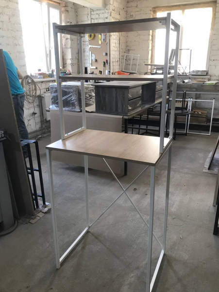 Стеллаж для стиральной машины в стиле лофт De Loft LaundryRack 2795 фото