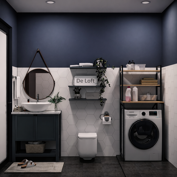 Стеллаж для стиральной машины в стиле лофт De Loft LaundryRack 2795 фото