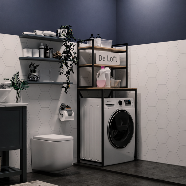 Стеллаж для стиральной машины в стиле лофт De Loft LaundryRack 2795 фото
