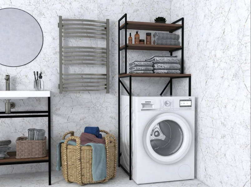 Стеллаж для стиральной машины в стиле лофт De Loft LaundryRack 2795 фото