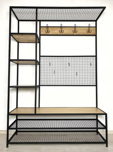 Прихожая в стиле лофт&nbsp;De Loft Urban Rack 1400 UR-02 Р37 фото