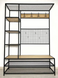 Прихожая в стиле лофт&nbsp;De Loft Urban Rack 1400 UR-02 Р37 фото 7