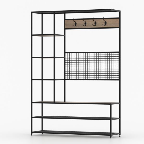 Прихожая в стиле лофт&nbsp;De Loft Urban Rack 1400 UR-02 Р37 фото