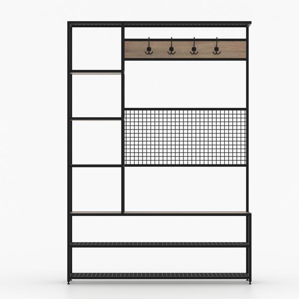 Прихожая в стиле лофт&nbsp;De Loft Urban Rack 1400 UR-02 Р37 фото